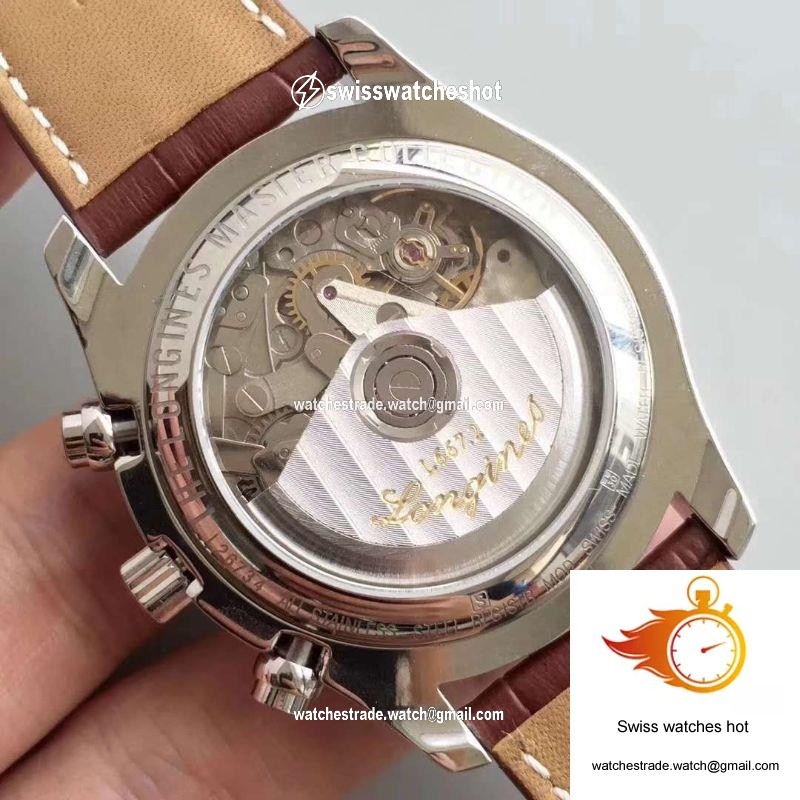 Longines Master Collection Moonphase Chronograph L2.673.4.78.3 JF Factory White Dial 7