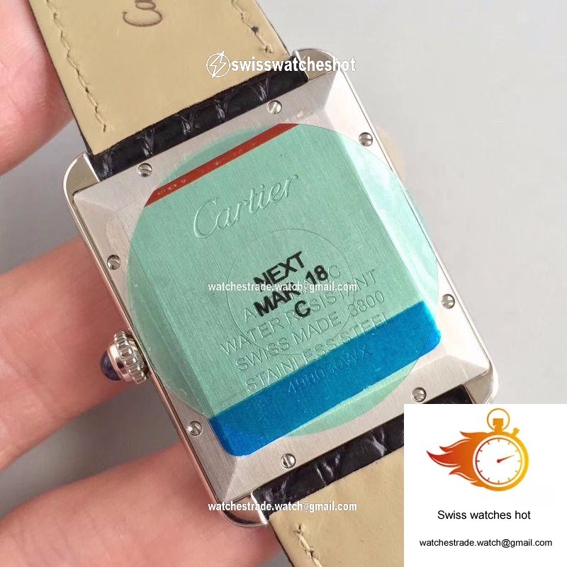 Cartier Tank Solo XL Automatic W5200027 ZF Factory White Dial 7