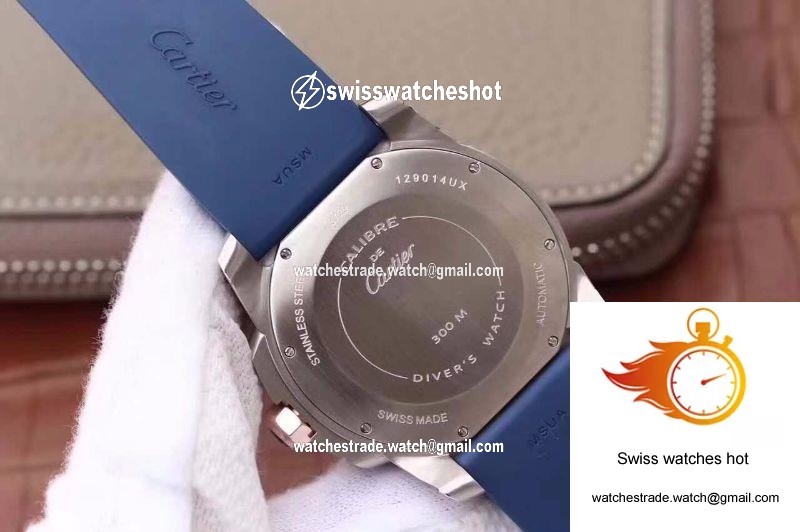 Calibre De Cartier Diver WSCA0010 42MM JF Factory Blue Dial 7