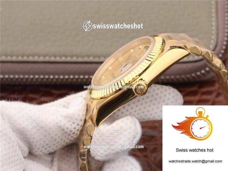 Rolex Day-Date II 218238 40MM EW Factory 18K Yellow Gold Dial 7