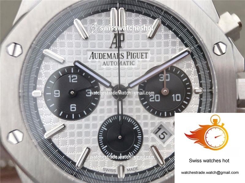 Audemars Piguet Royal Oak Chronograph 26331ST.OO.1220ST.03 OM Factory White Dial 7
