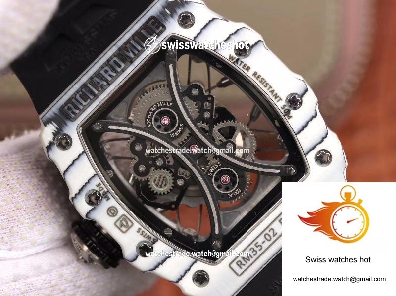 Richard Mille RM53-01 White Ceramic Case Skeleton Dial 7