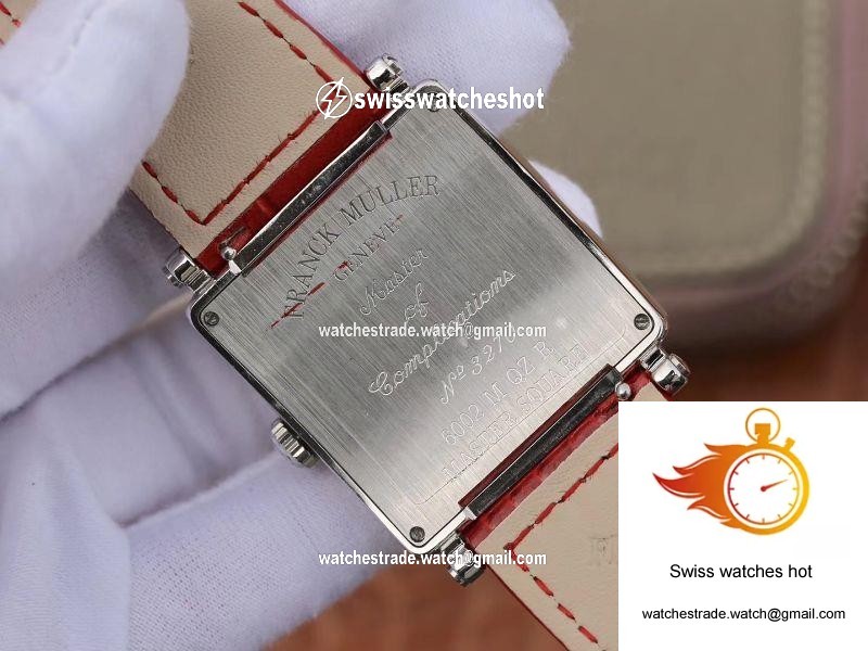 Franck Muller Master Square Ladies 6002 M QZ R GF Factory White Dial 7