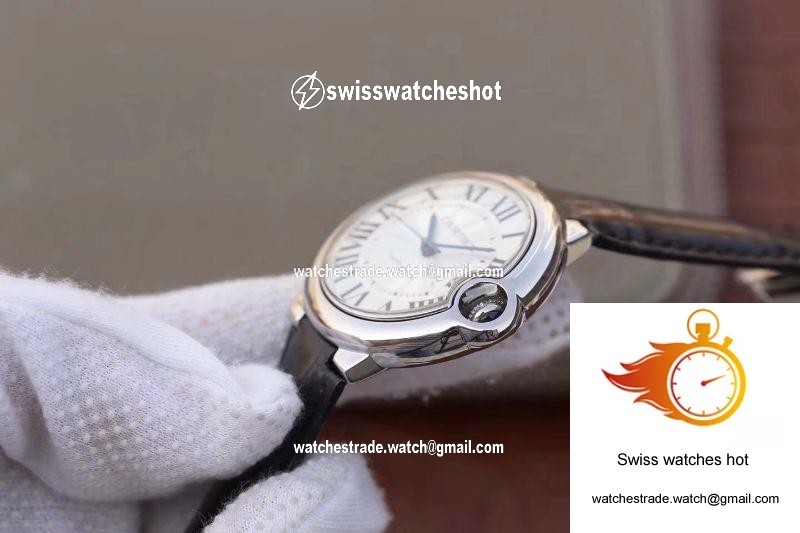 Ballon Bleu De Cartier 33mm W6920086 V6 Factory White Dial 7