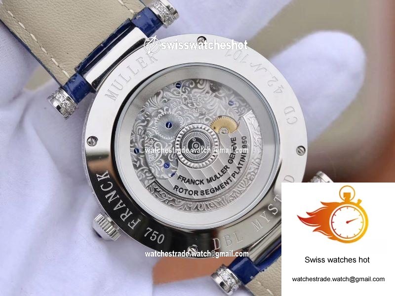 Franck Muller Double Mystery DM42D2RCD GS Factory White Gold Diamond Dial 7