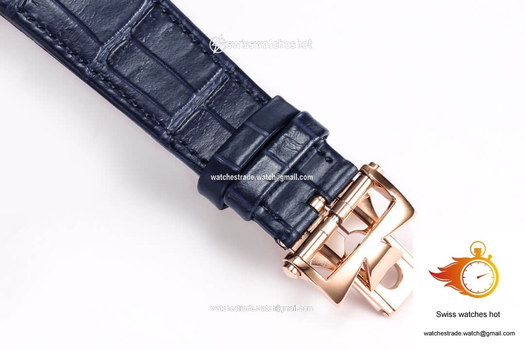 Vacheron Constantin Overseas Tourbillon 6000V/110R-B733 BBR Factory Blue Leather Strap 7