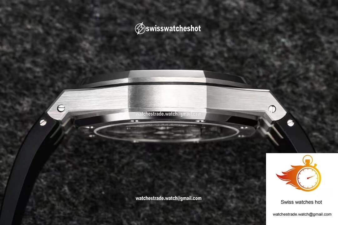 Audemars Piguet Royal Oak Tourbillon R8 Factory V3 Black Rubber Strap 7