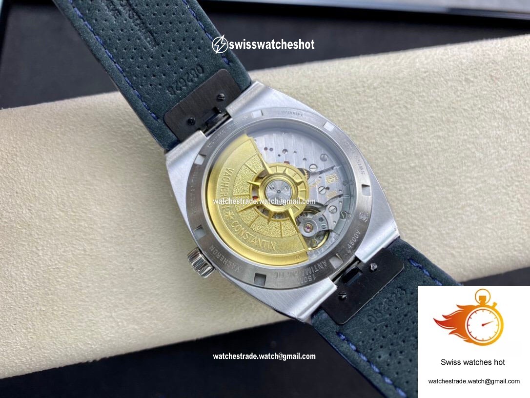 Vacheron Constantin Overseas 4500V 8F Factory Blue Leather Strap 7
