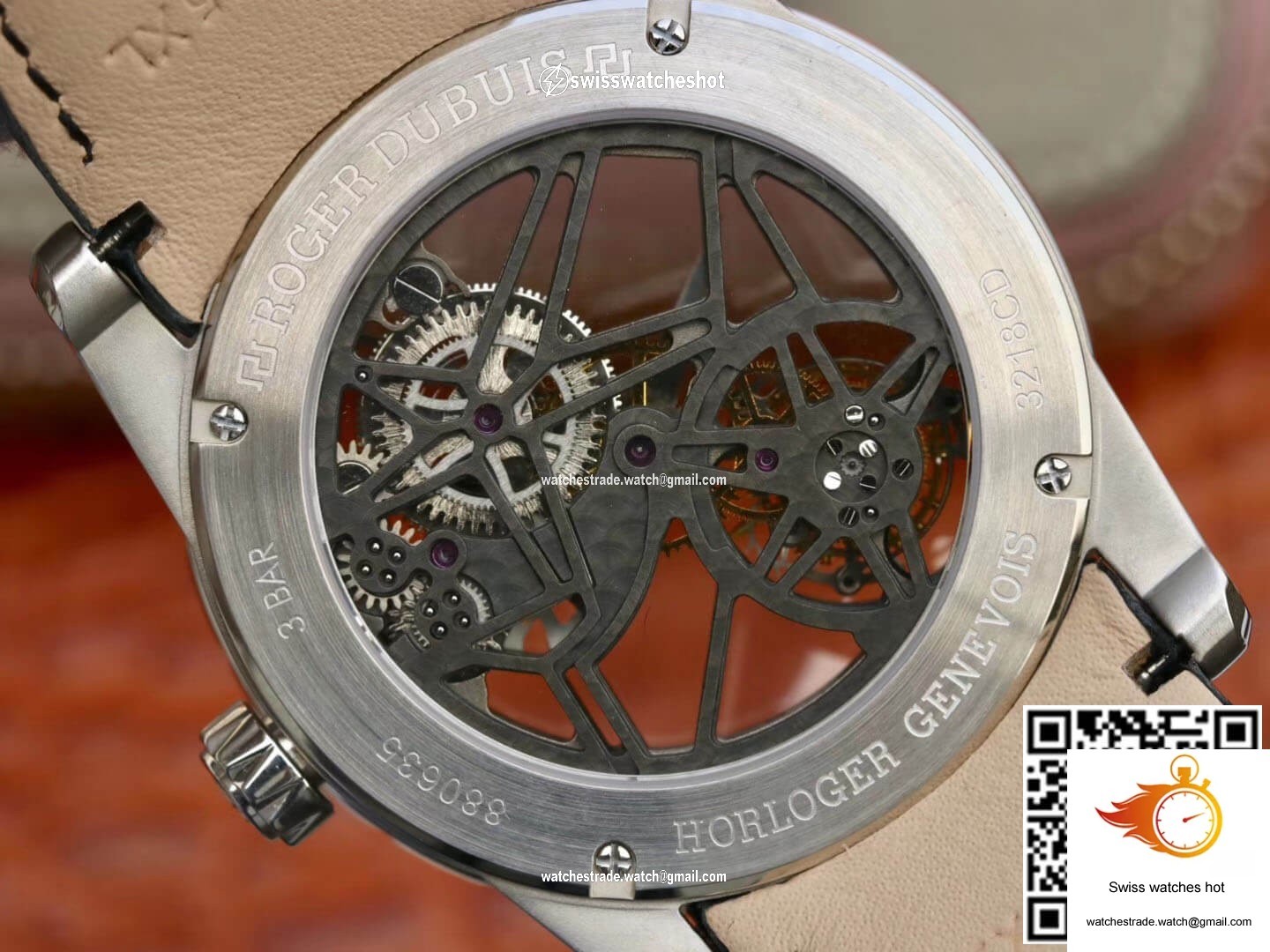 Roger Dubuis Excalibur RDDBEX0393 JB Factory Tourbillon Stainless Steel Case 7