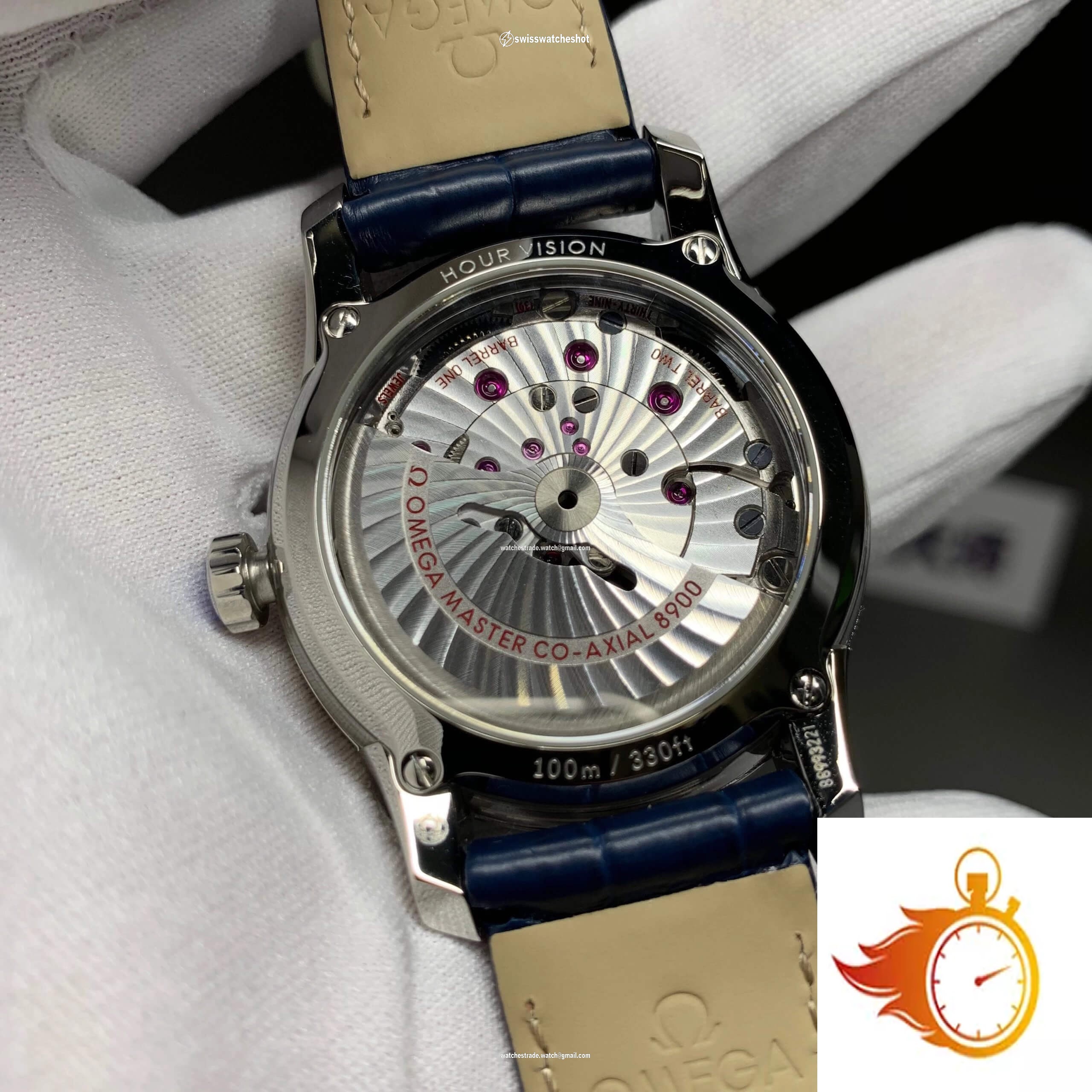 Omega De Ville 433.33.41.21.03.001 VS Factory Blue Dial 7