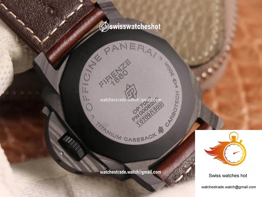 Panerai Luminor 1950 PAM00661 VS Factory Carbon Fiber Case 7