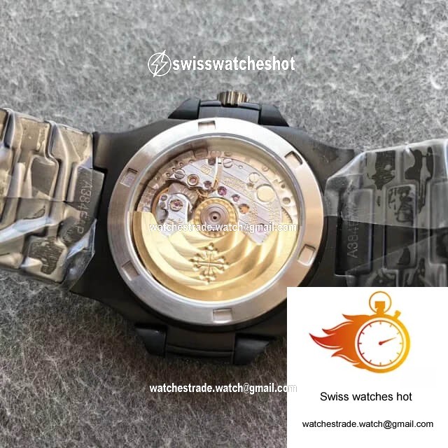 Patek Philippe Nautilus 5719/10G-010 PPF Factory Full Diamond Black Dial 7