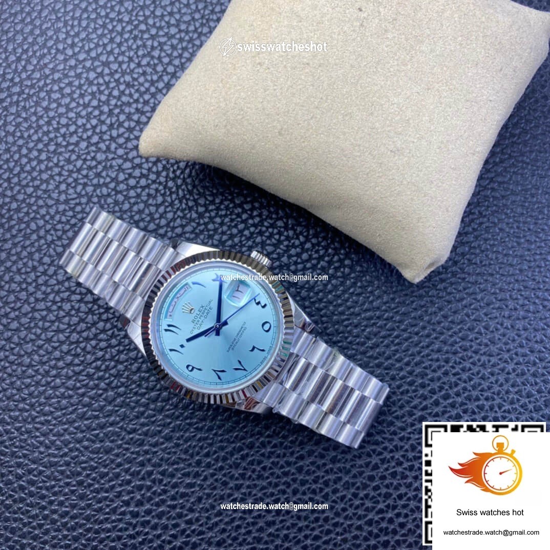 Rolex Day Date BP Factory Middle East Customization Ice Blue Dial 7