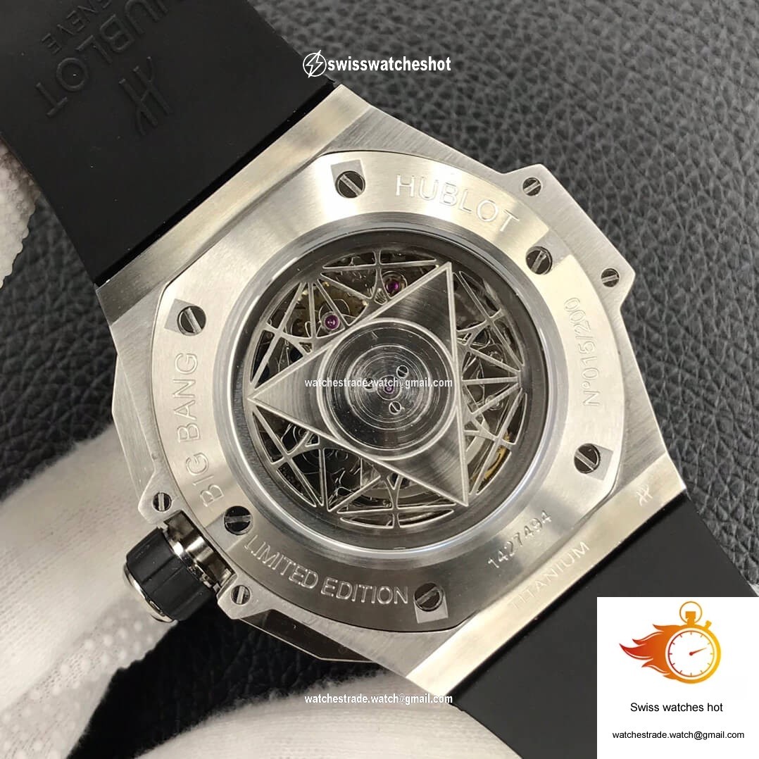 Hublot Big Bang Sang Bleu II 418.NX.1107.RX.MXM19 HB Factory Titanium Case 7