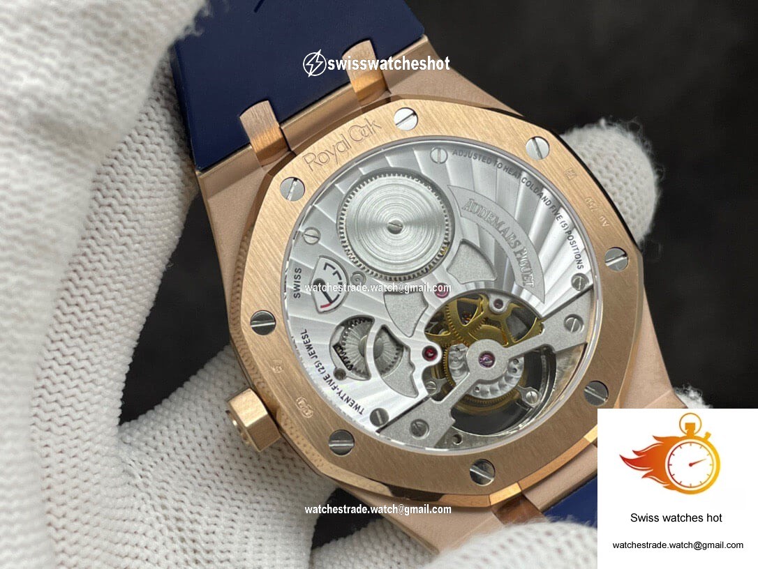 Audemars Piguet Royal Oak Tourbillon R8 Factory Rubber Strap 7