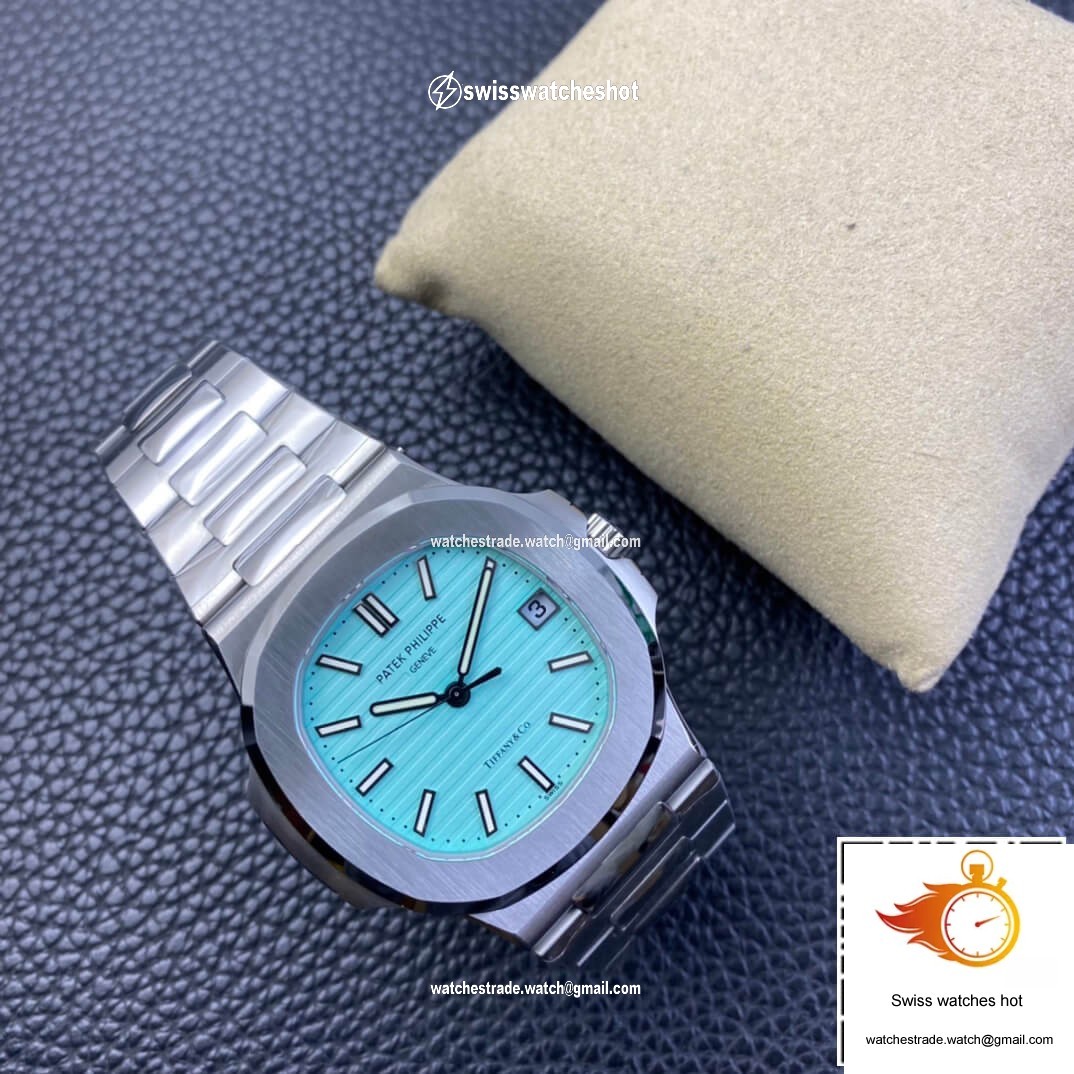 Patek Philippe Nautilus 5711/1A-018 3K Factory Tiffany Blue Dial 7