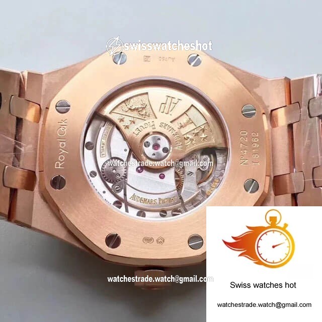 Audemars Piguet Royal Oak 15400OR.OO.1220OR.03 JF Factory Rose Gold Blue Dial 7