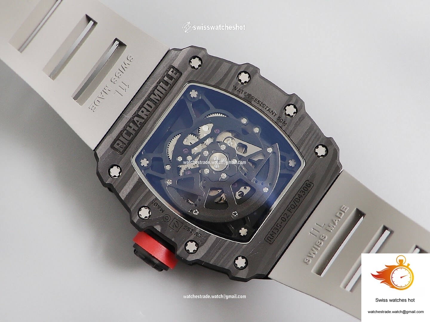 Richard Mille RM035 KV Factory V3 Carbon Fiber Skeleton Dial 7