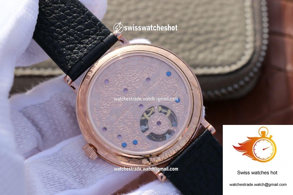 Breguet Classique Ultra-Thin Tourbillon Rose Gold Diamond Dial 7