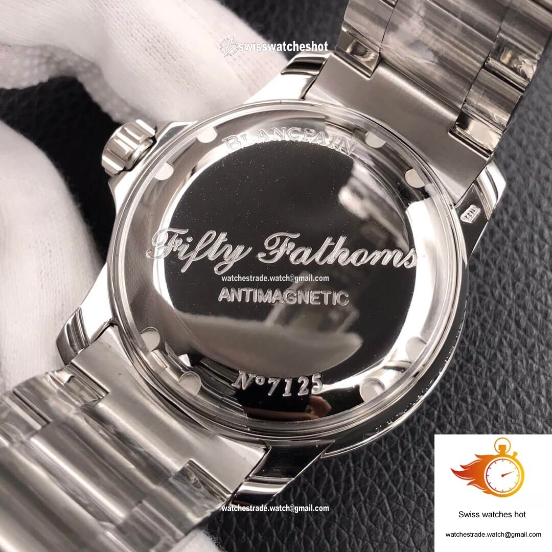 Blancpain Fifty Fathoms 5015 ZF Factory Stainless Steel Black Dial 7
