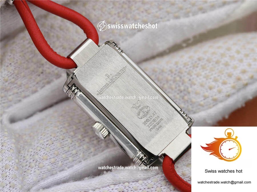 Jaeger-LeCoultre Reverso 3268560 MG Factory Stainless Steel Red Dial 7