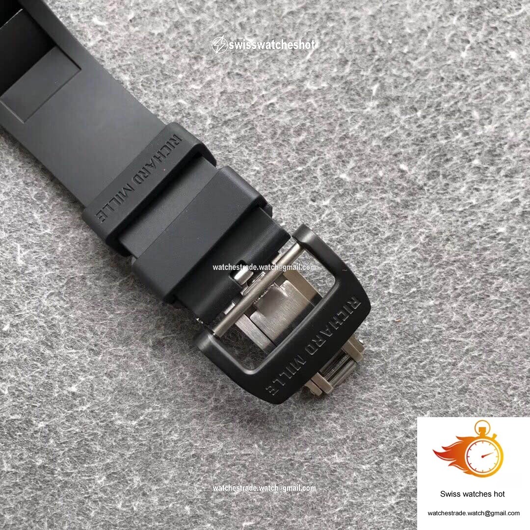 Richard Mille RM35-02 KV Factory V3 Carbon Fiber Black Strap 7