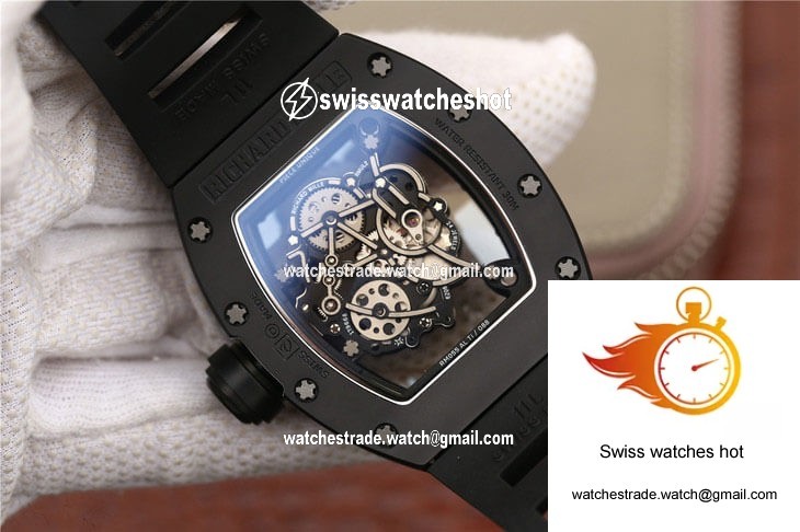 Richard Mille RM055 KV Factory Ceramics Black Strap 7