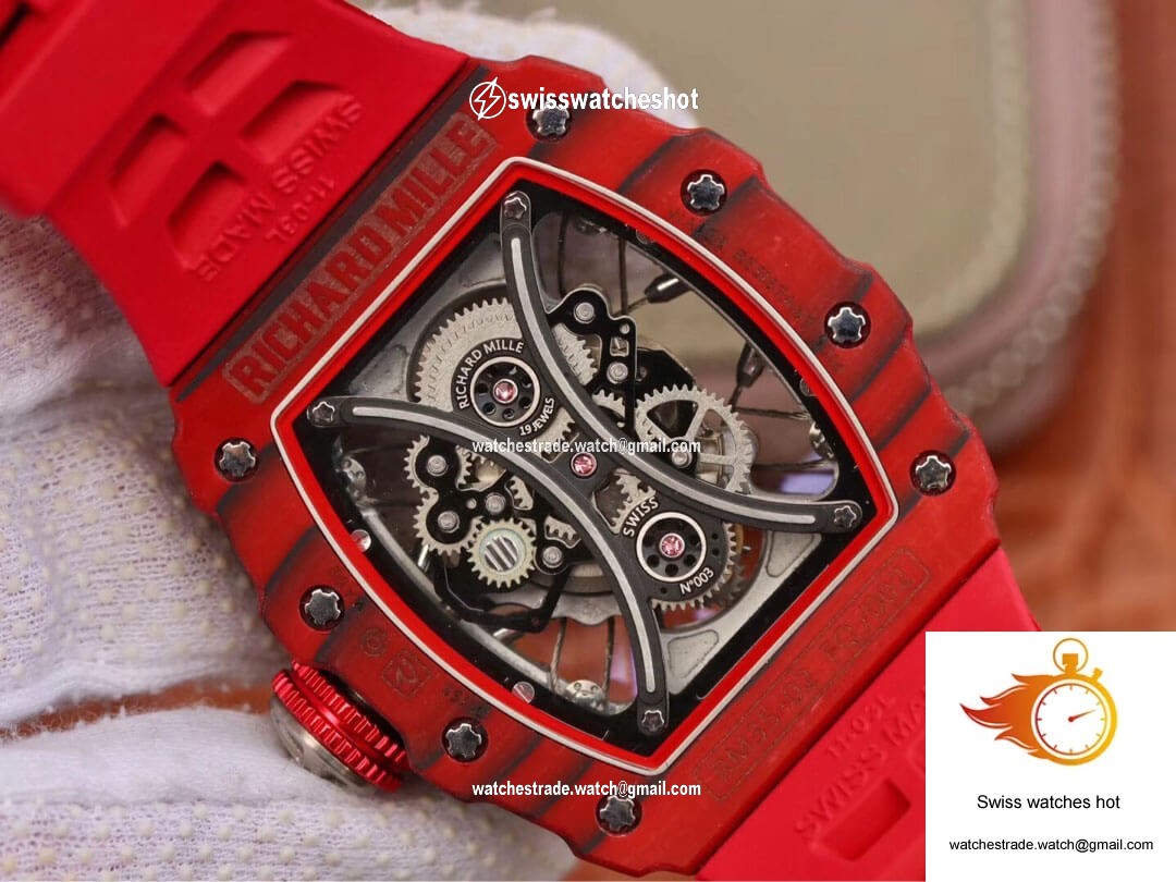 Richard Mille RM53-01 KV Factory TPT Carbon Fiber Skeleton Dial 7
