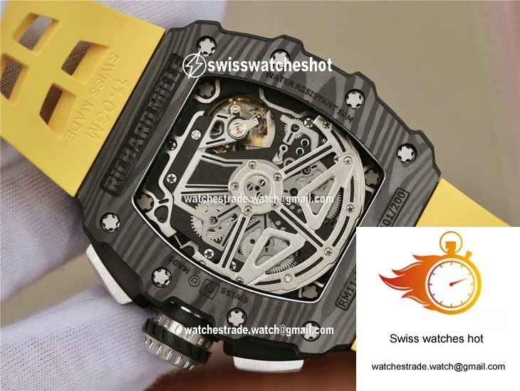 Richard Mille RM11-03 KV Factory Carbon Fiber Case 7