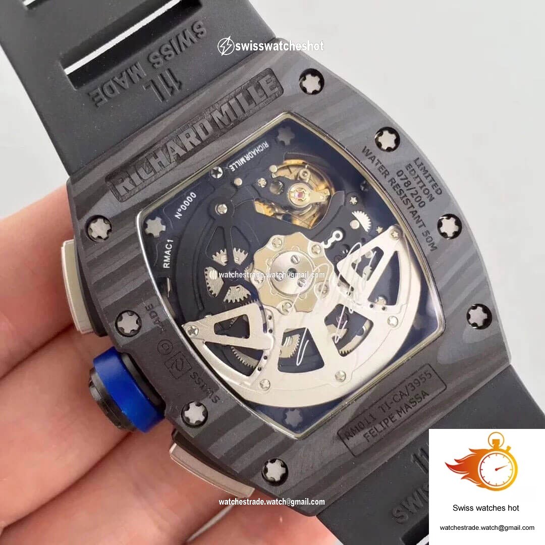Richard Mille RM-011 KV Factory Carbon Fiber Case 7