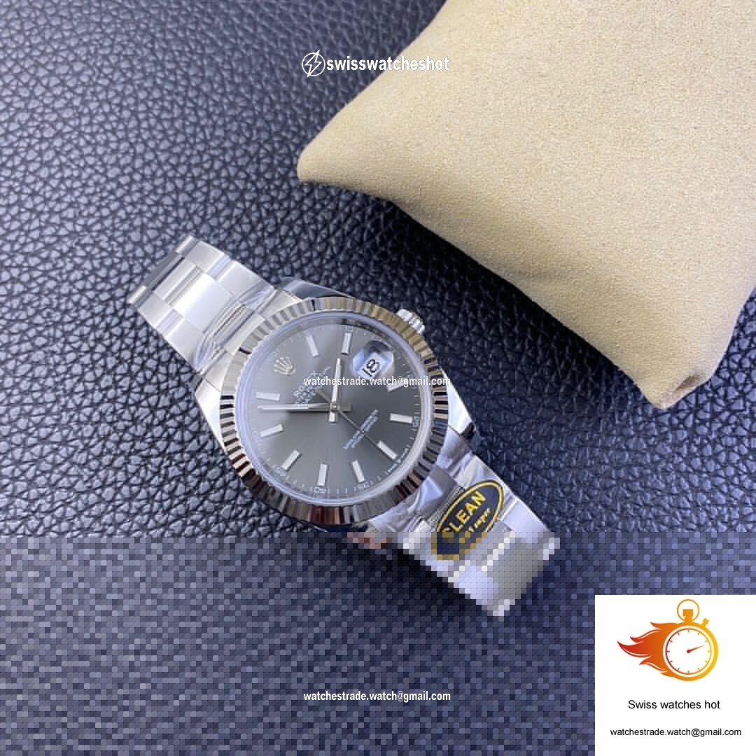 Rolex Datejust M126334-0013 Clean Factory Grey Dial 7
