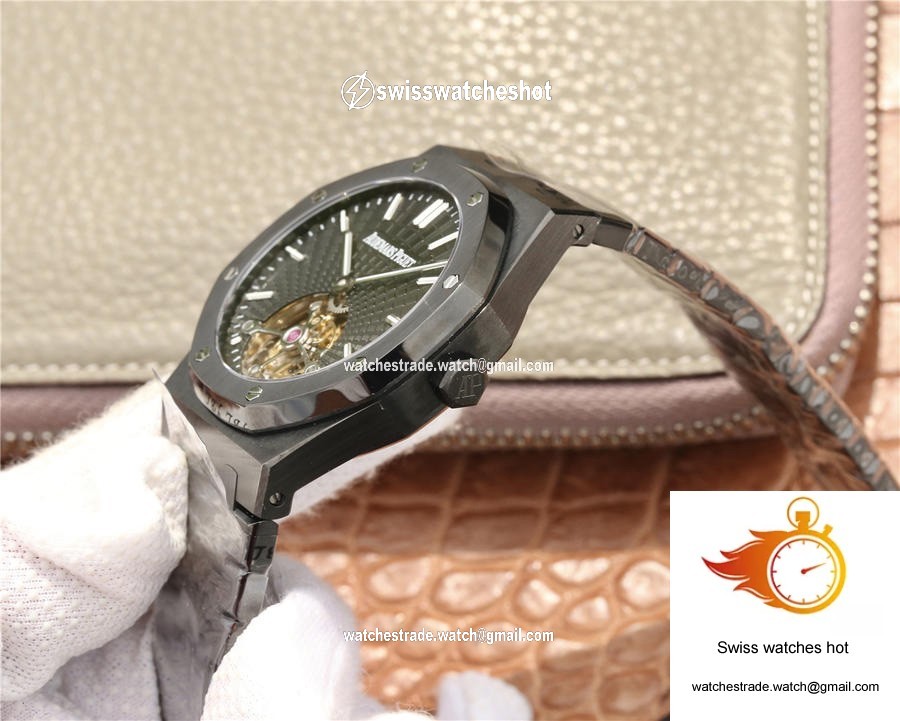 Audemars Piguet Royal Oak Tourbillon Extra Thin 26522CE.OO.1225CE.01 R8 Factory Black Dial 7