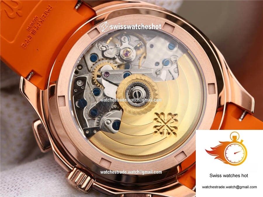 Patek Philippe Aquanaut 5968A-001 Orange Strap 7