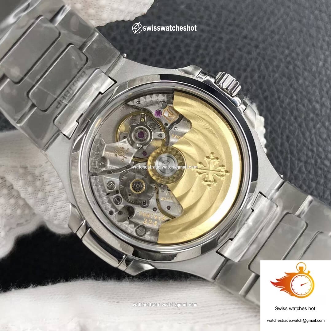 Patek Philippe Nautilus Ladies 7118-1200A-011 PF Factory Gray Black Gradient Dial 7