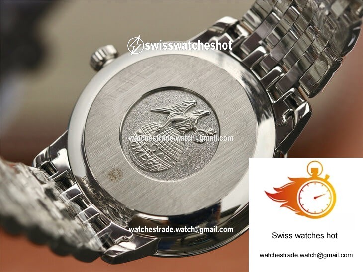 Omega De Ville 424.10.33.20.53.001 MKS Factory Diamond Blue Dial 7