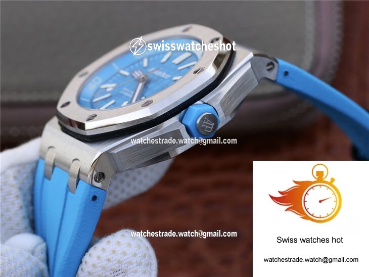 Audemars Piguet Royal Oak Offshore Diver 15710ST.OO.A032CA.01 JF Factory Blue Dial 7