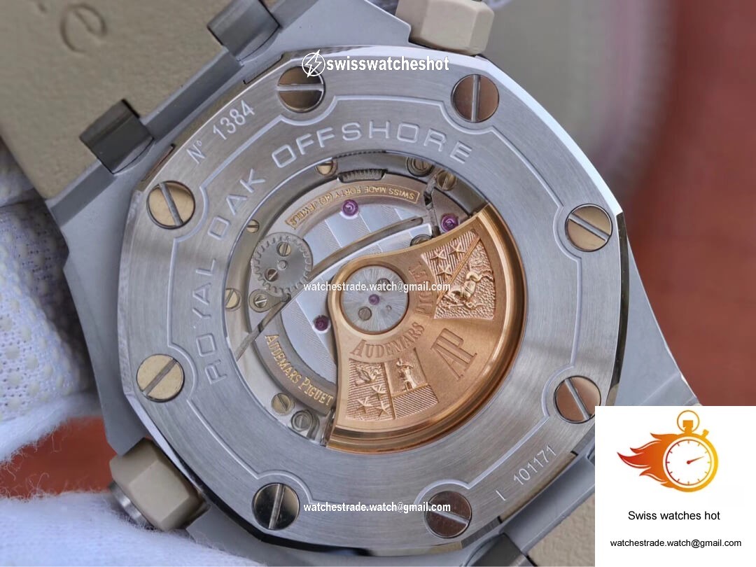 Audemars Piguet Royal Oak Offshore 15710ST.OO.A085CA.01 JF Factory Beige Dial 7