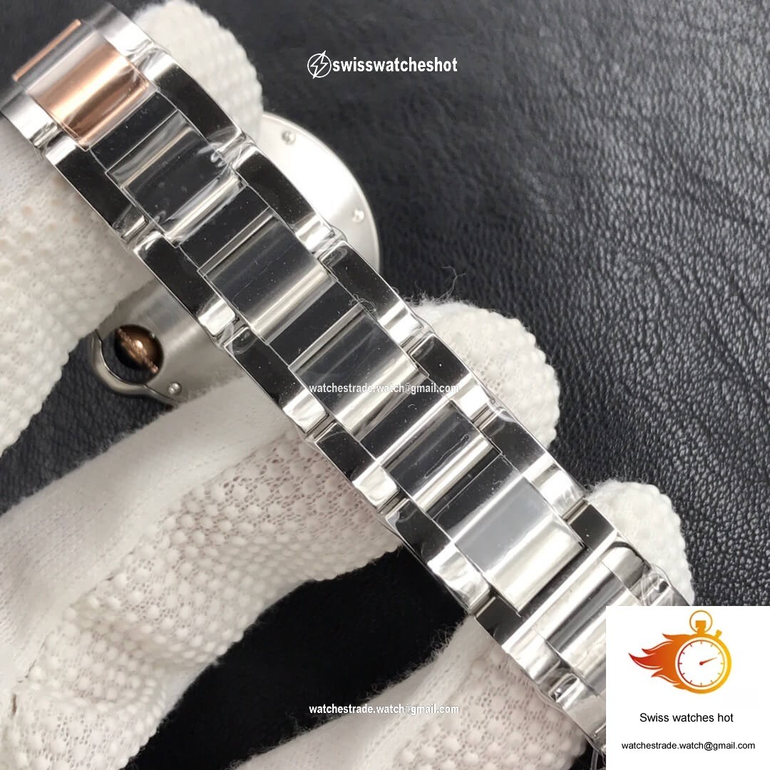 Ballon Bleu De Cartier Ladies 33MM V6 Factory Gold strap 7