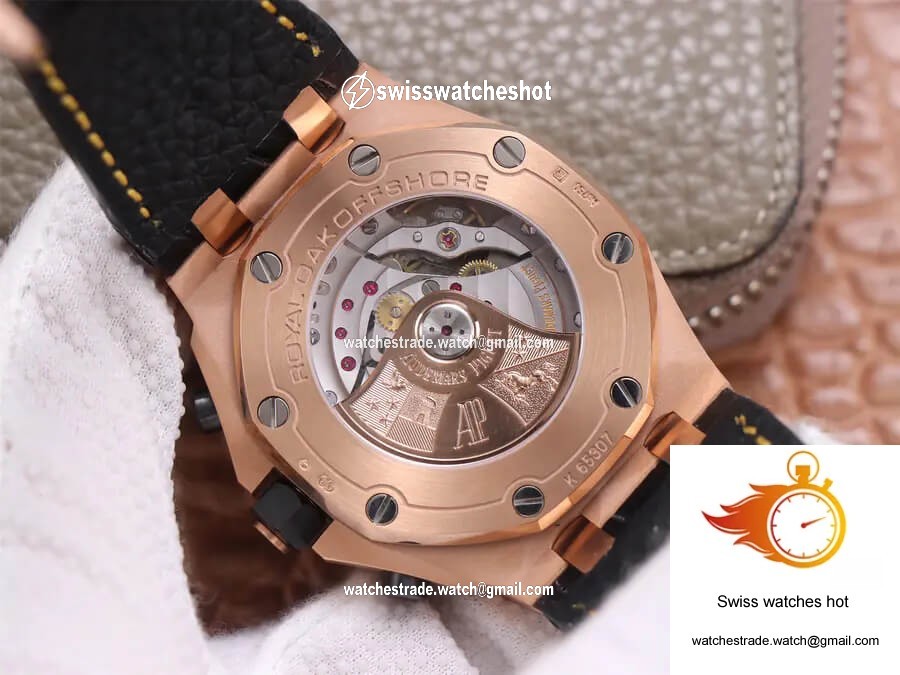 Audemars Piguet Royal Oak Offshore 26470OR JF Factory Rose Gold Black Dial 7