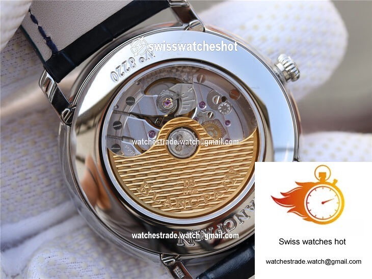 Blancpain Villeret 6654-1529-55B OM Factory V2 Blue Dial 7