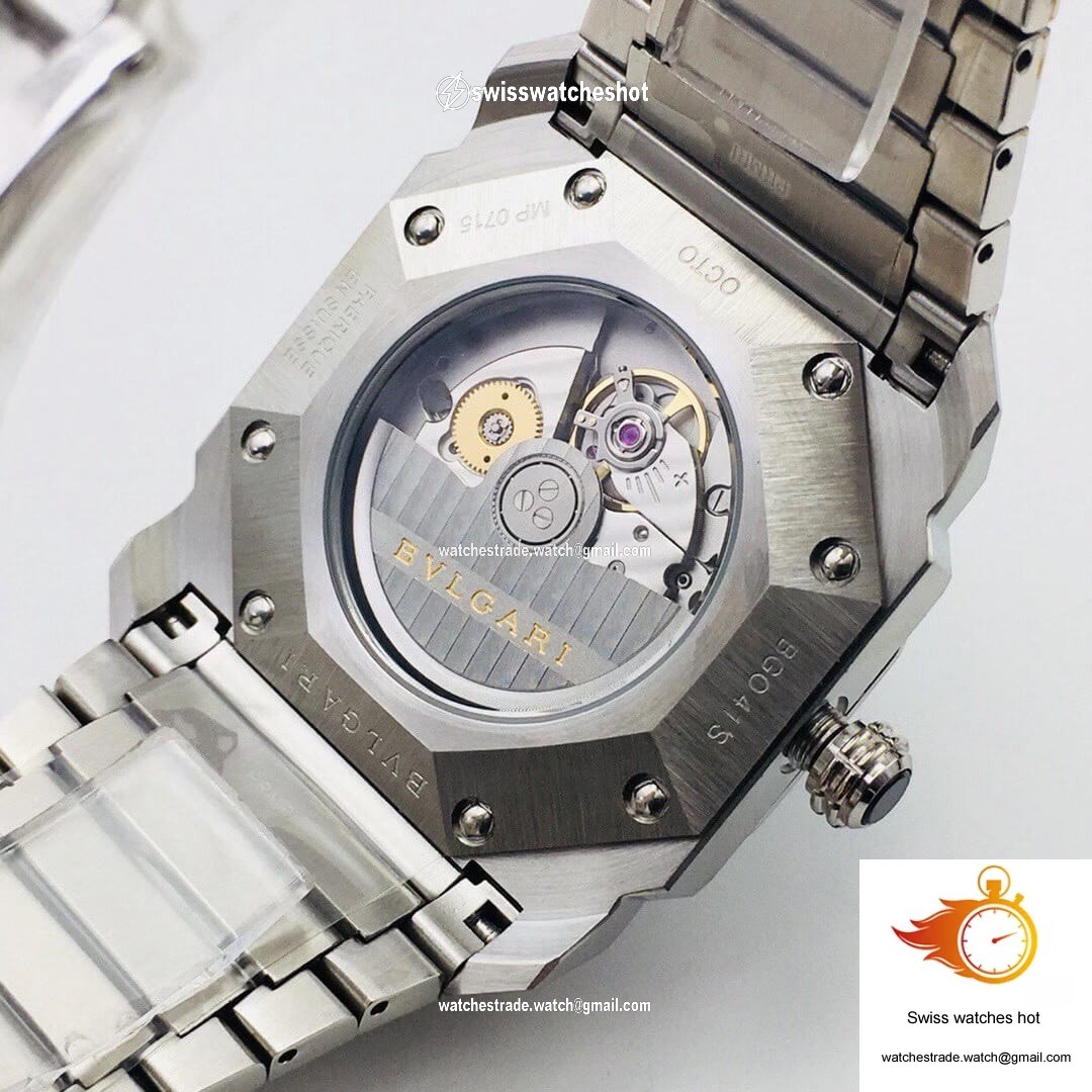 Bvlgari OCTO SOLOTEMPO 101963 BGOP41BGLD BV Factory Green Dial 7