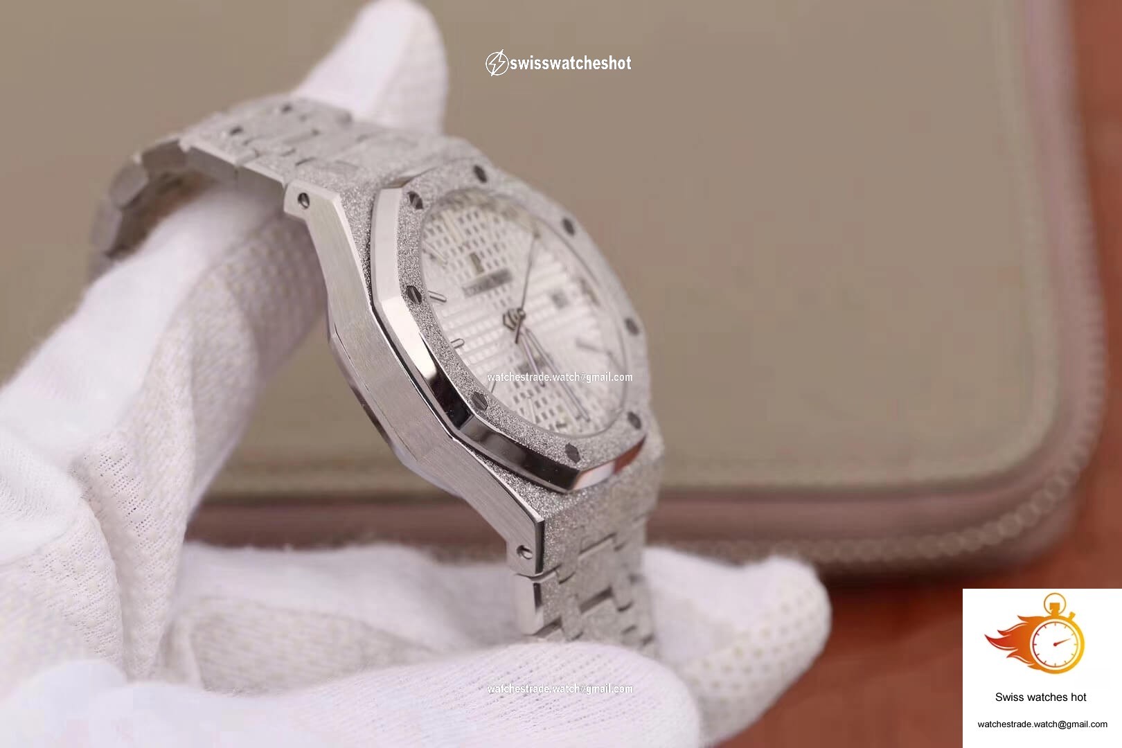 Audemars Piguet Royal Oak 15454BC.GG.1259BC.01 JH Factory Silver Dial 7