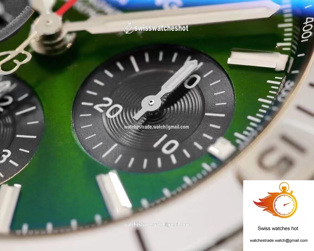 Breitling Chronomat AB01343A1L1A1 GF Factory Green Dial 7