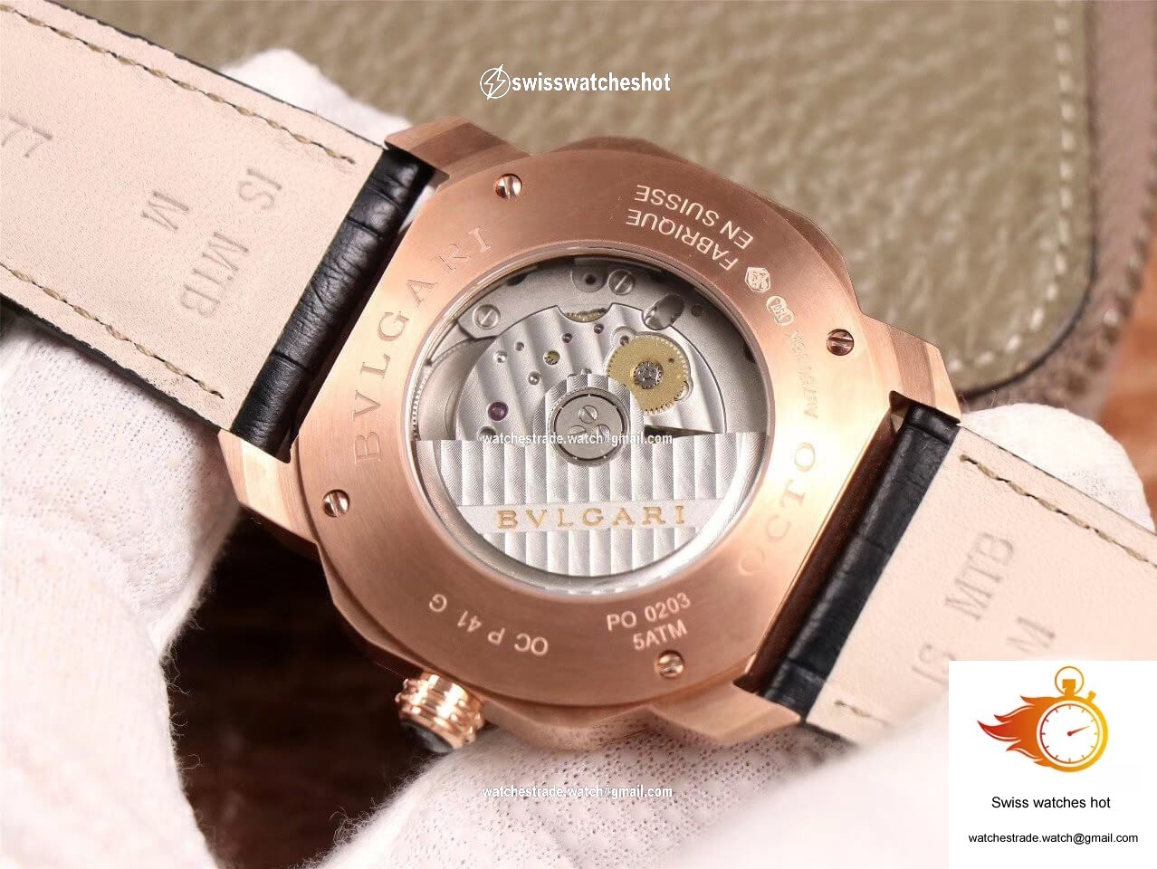 Bvlgari Octo 101963 BGOP41BGLD BV Factory Black Dial 7