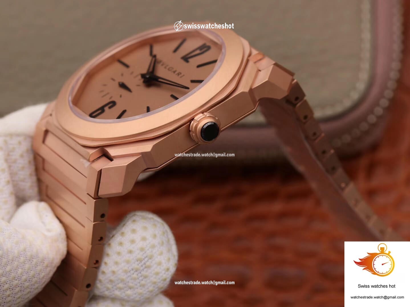 Bvlgari Octo Finissimo 102912 BV Factory Rose Gold Dial 7