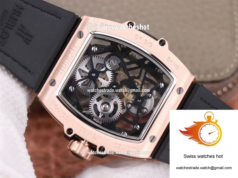 Hublot Masterpiece Tourbillon 906.OX.0123.VR.AES13 JB Factory Rose Gold Diamond 7