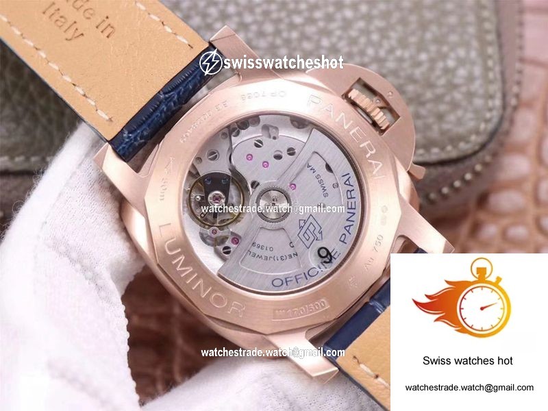 Panerai Luminor Marina Goldtech PAM01112 VS Factory Blue Dial 7