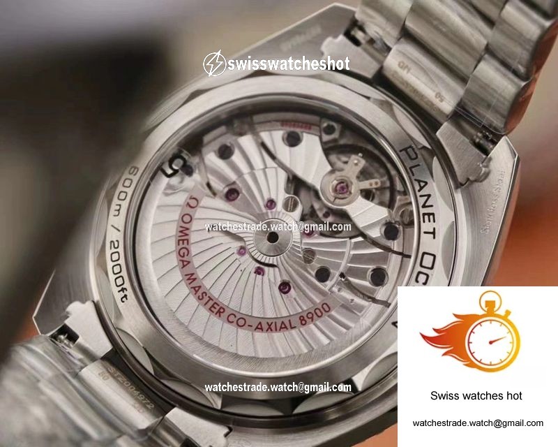 Omega Seamaster 215.30.44.21.03.001 Planet Ocean 600M VS Factory Blue Ceramic Dial 7