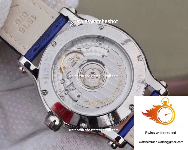 Chopard Happy Diamonds Happy Love 278559-3020 YF Factory Blue Mother Pearl Dial 7