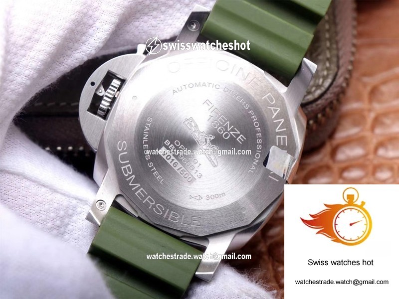 Panerai Submersible Verde Militare PAM1055 VS Factory Matte-Green Dial 7